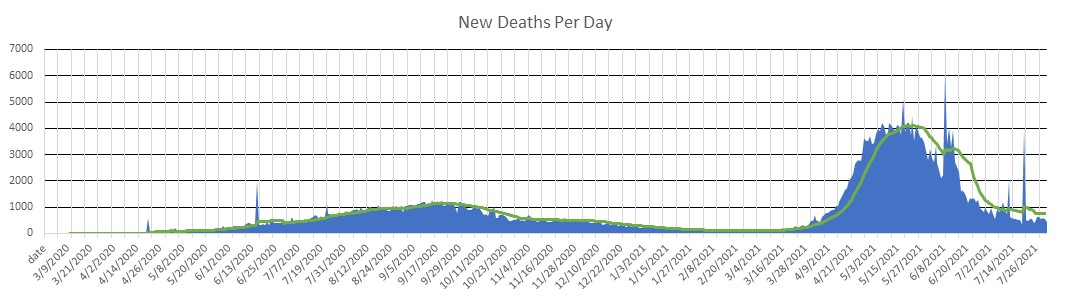 India Deaths Per Day