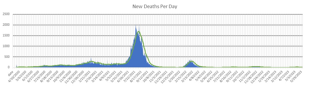 Indonesia Deaths Per Day